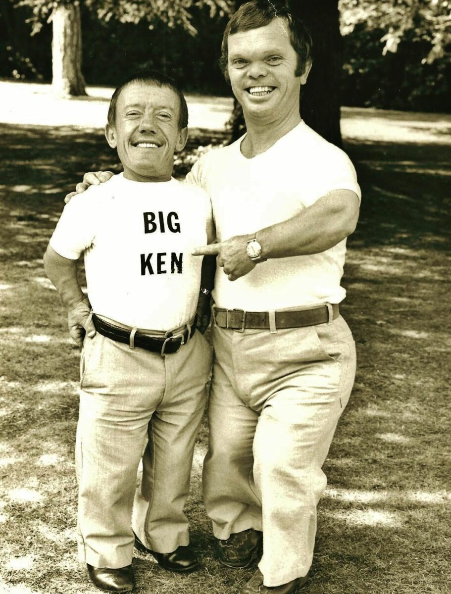 Jack Purvis with Kenny Baker