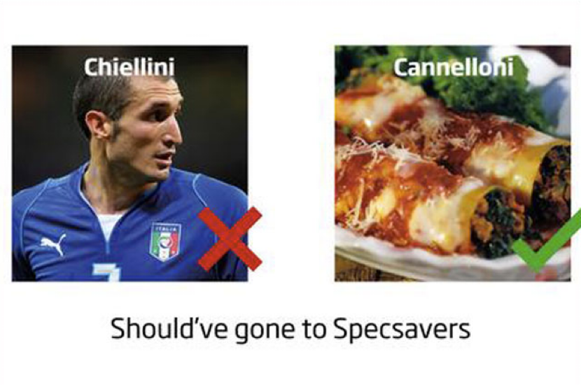 Giorgio Chiellini Specsavers Ad